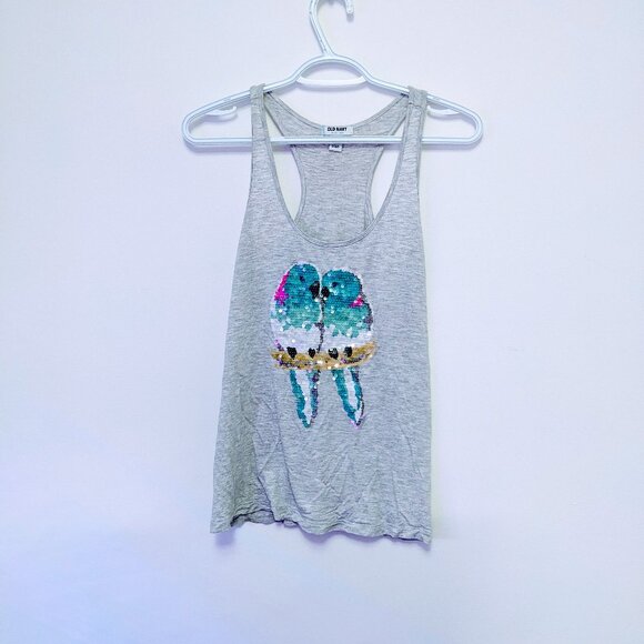 Old Navy sequin love bird tank - Picture 1 of 3